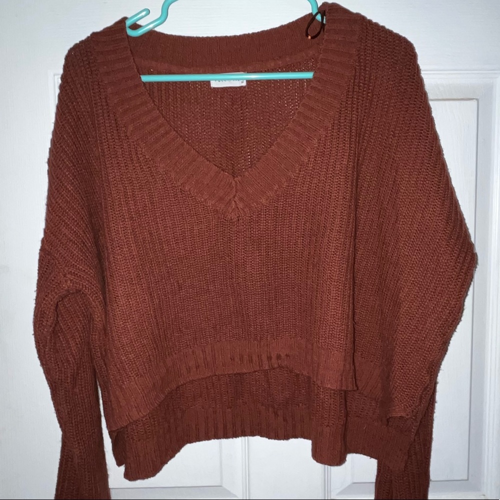 Long sleeve burnt orange